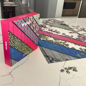 Wipop, wood art puzzle, 1000 pieces (fun & challenging)